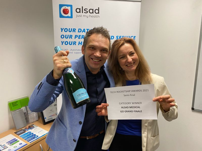 ALSAD MEDICAL IS CATEGORY WINNER IN TECH ROCKETSHIP AWARDS EUROPE